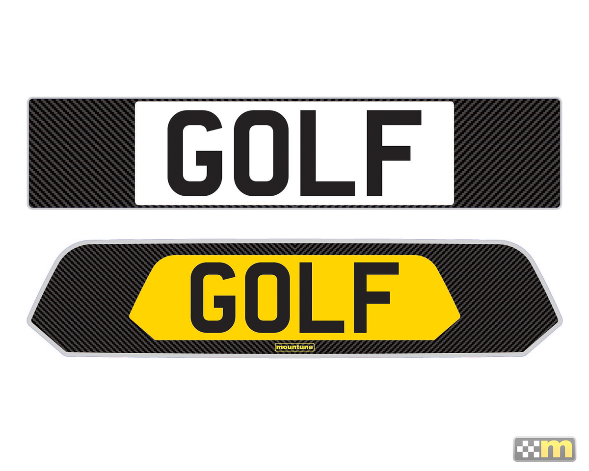 Bespoke Number Plates [Golf Mk7/MK7.5]
