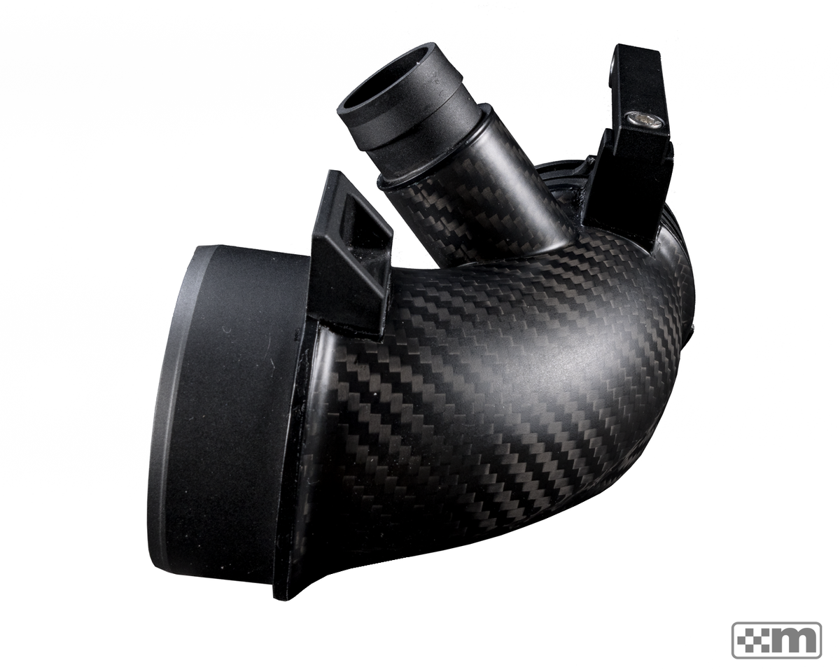 High-flow Carbon Fibre Turbo Inlet Elbow [EA888 Gen 3 Engines] - Fully Fitted