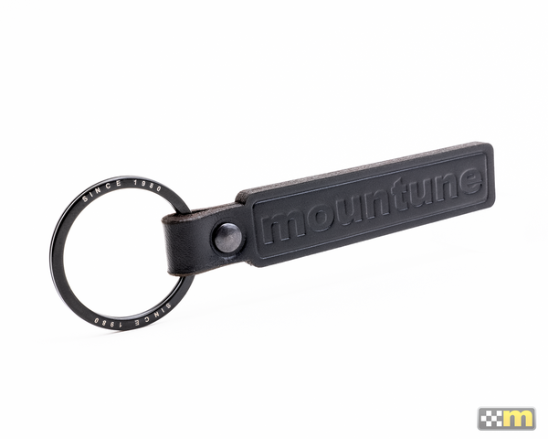 Stealth Leather Keyring - mountune