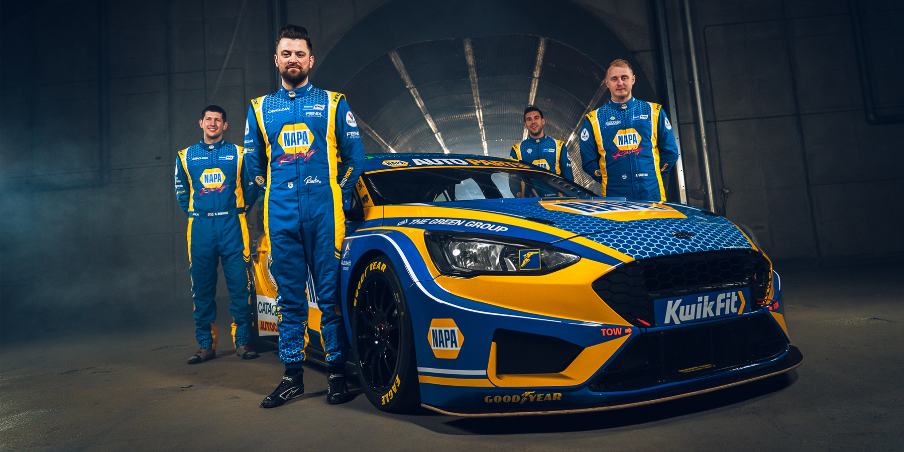 FOUR-CAR LINE UP FOR MOUNTUNE-POWERED NAPA RACING UK