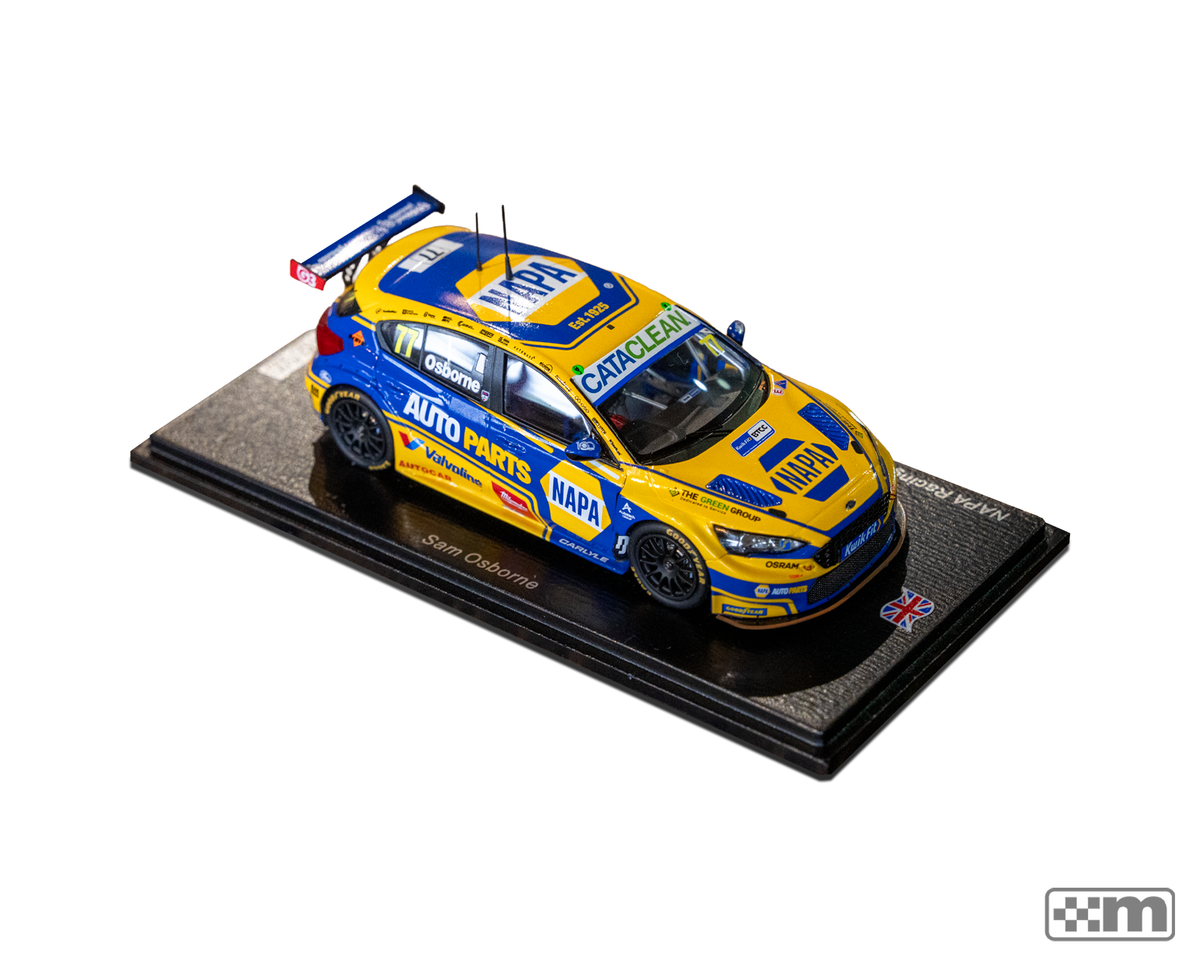 NAPA Racing UK Ford Focus BTCC 2025 Season 1:43 Scale