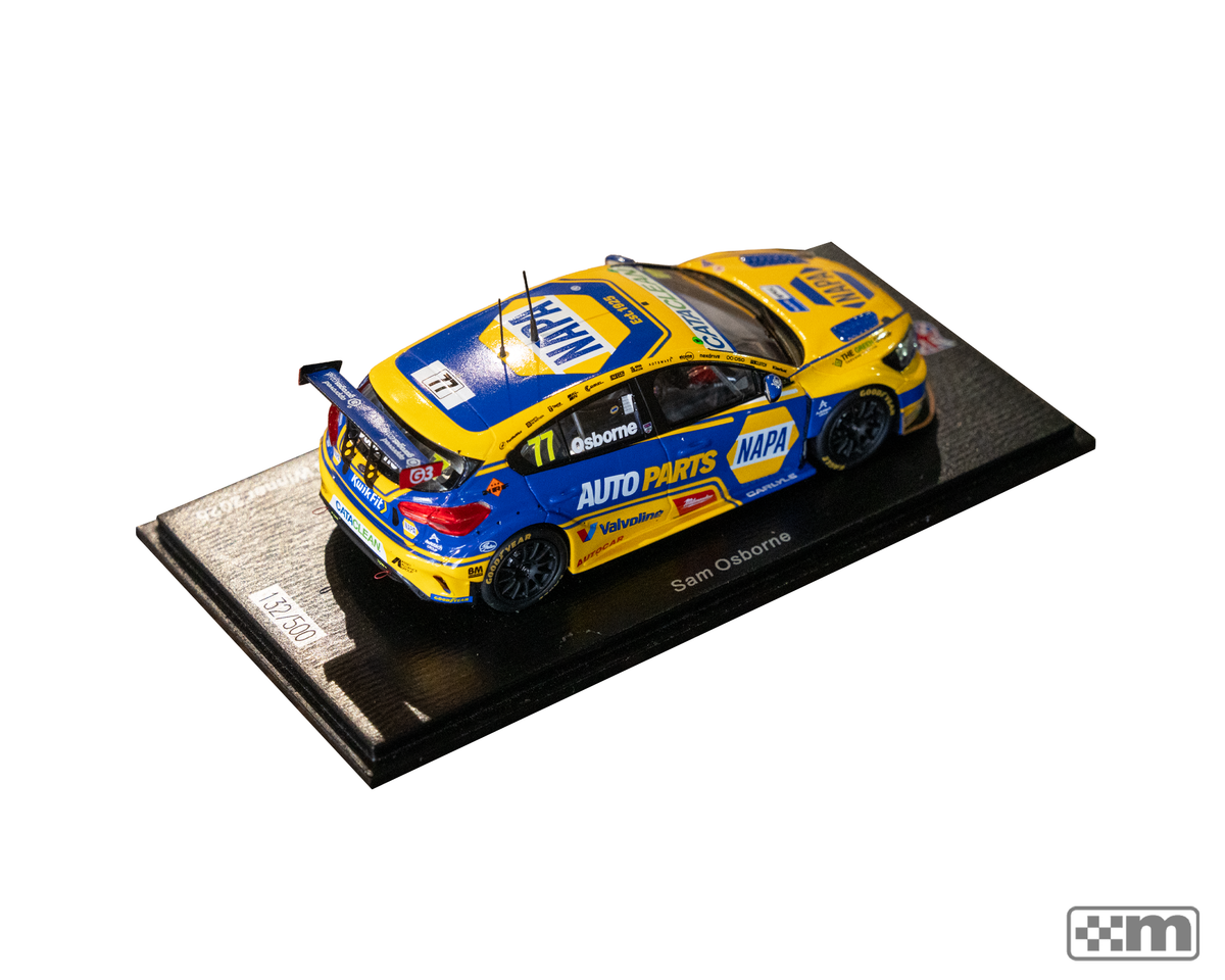 NAPA Racing UK Ford Focus BTCC 2025 Season 1:43 Scale