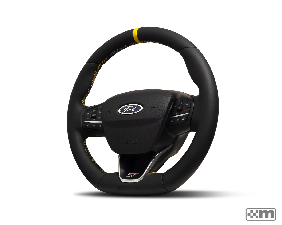 mountune Retrimmed Steering Wheel [Mk4 Focus ST/ MK8 Fiesta ST/ Puma ST]