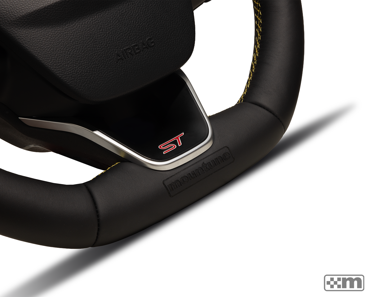 mountune Retrimmed Steering Wheel [Mk4 Focus ST/ MK8 Fiesta ST/ Puma ST]