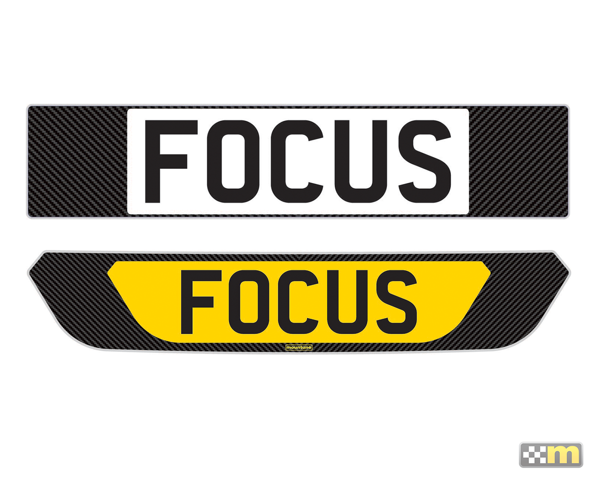 Bespoke Number Plates [Mk2 Focus RS/ST]