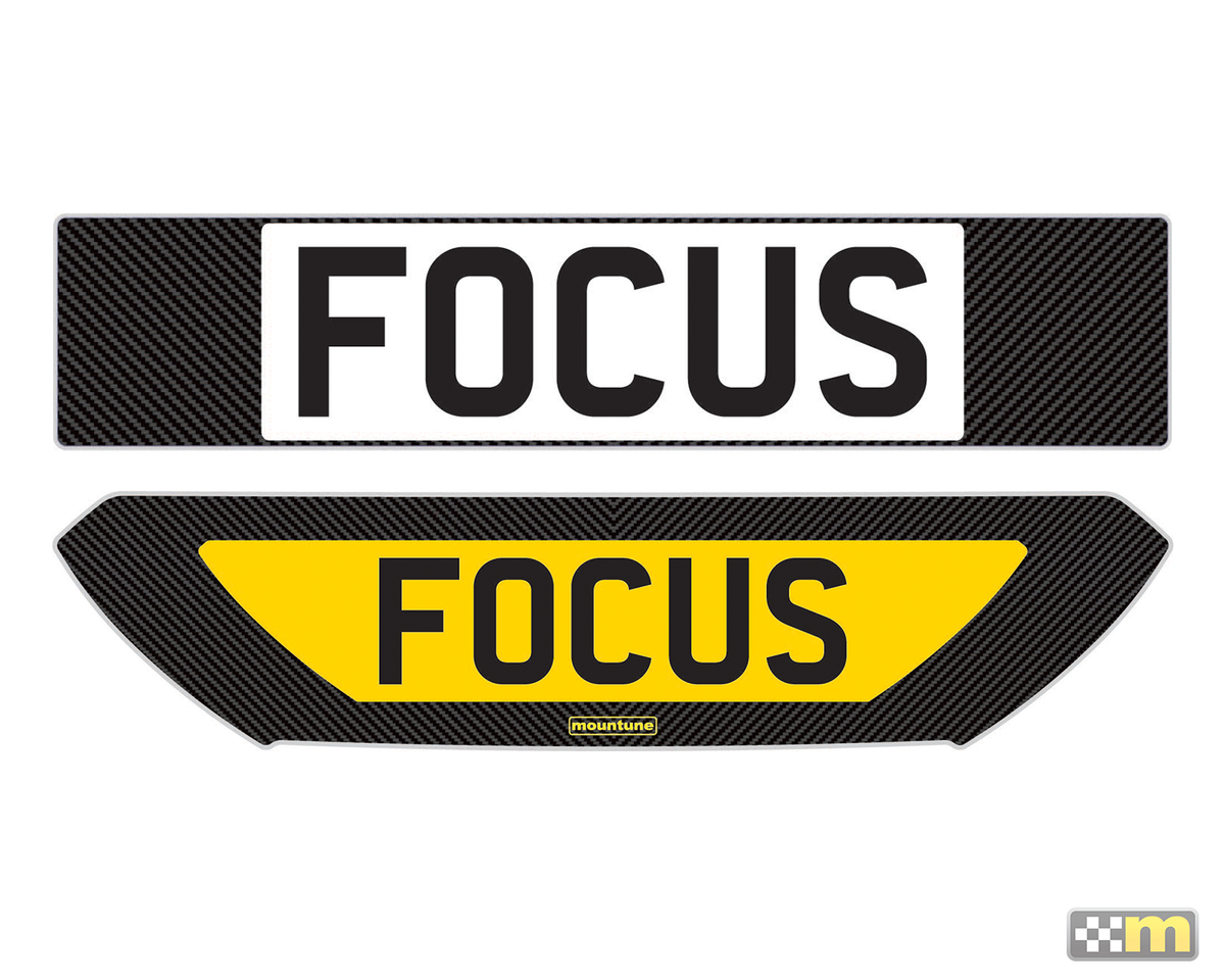 Bespoke Number Plates [Mk3 Focus ST]