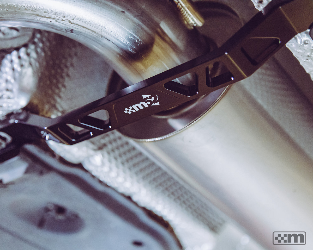 Billet Rear Exhaust Brace [FWD & AWD MQB VW Audi Group]