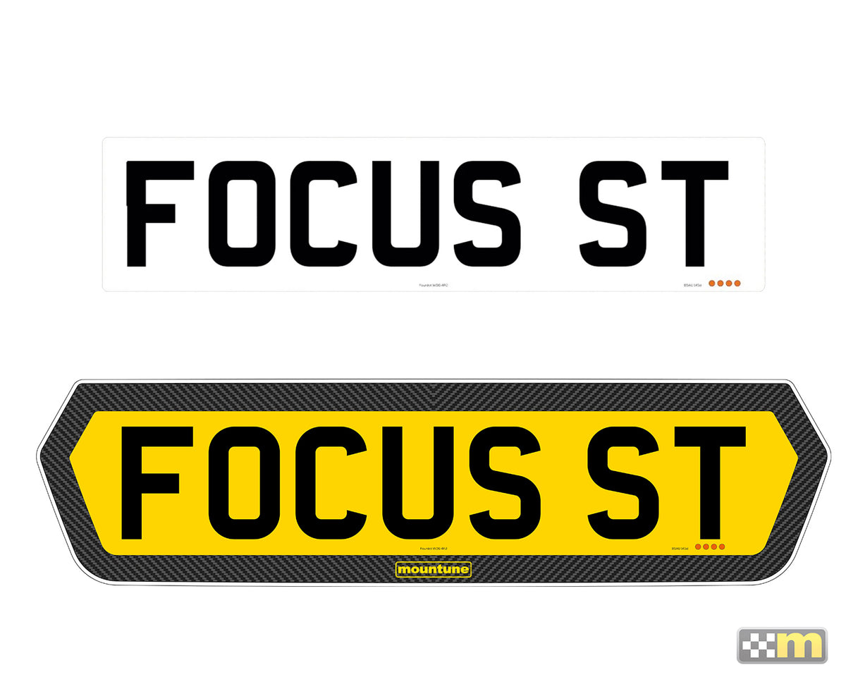 Bespoke Number Plates [Mk4 Focus ST]